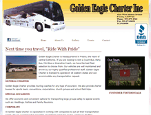 Tablet Screenshot of goldeneaglecharter.com